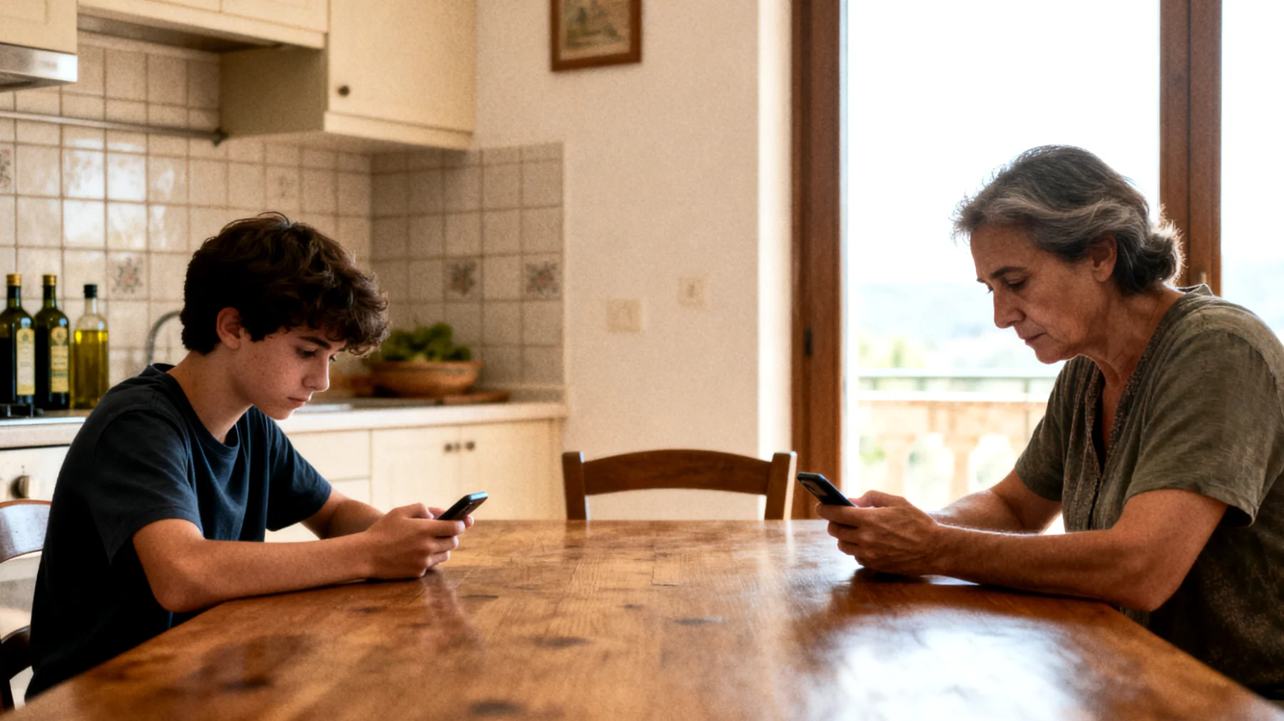 I genitori faticano a instaurare un dialogo emotivo profondo con i loro figli giovani adulti, che ormai vivono autonomamente o sono in procinto di farlo. La comunicazione si limita a questioni pratiche e superficiali, mancando di condivisione autentica di sentimenti, paure, aspirazioni e vulnerabilità reciproche."